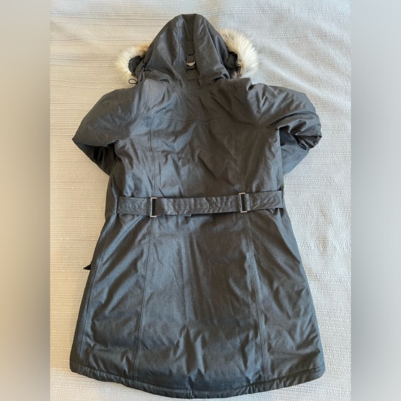 Columbia down filled long parka sz M - Picture 2 of 3